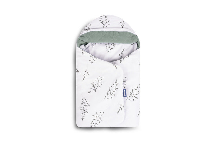 Sensillo Muszlin mózeskosár pólya ágzöld