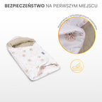 Sensillo Muszlin mózeskosár pólya balerináknak rózsaszín