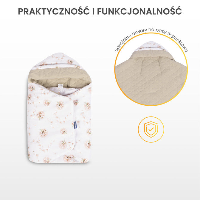 Sensillo Muszlin mózeskosár pólya balerináknak rózsaszín