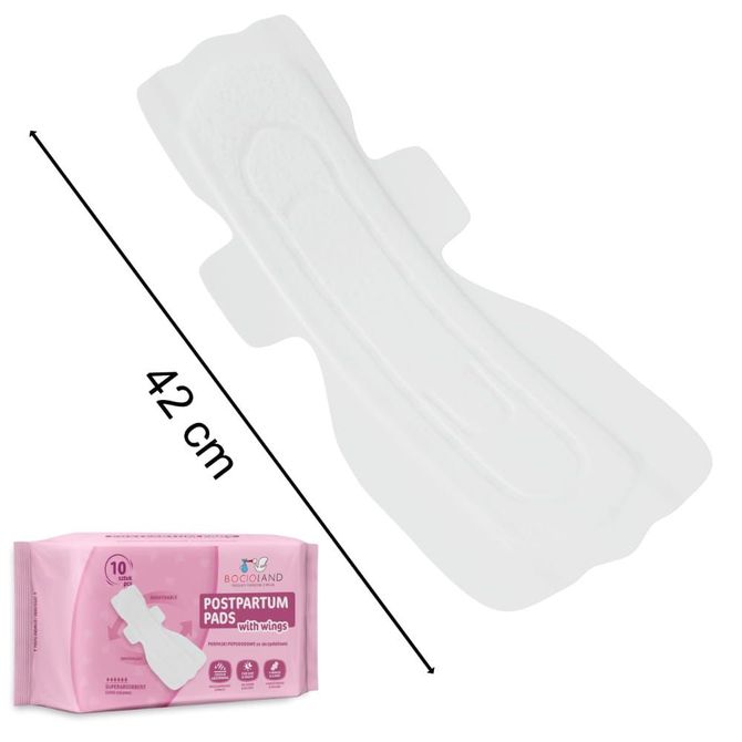 1554 Magas nedvszívó képességű, termékenyítés utáni betét 10 db L Bl155