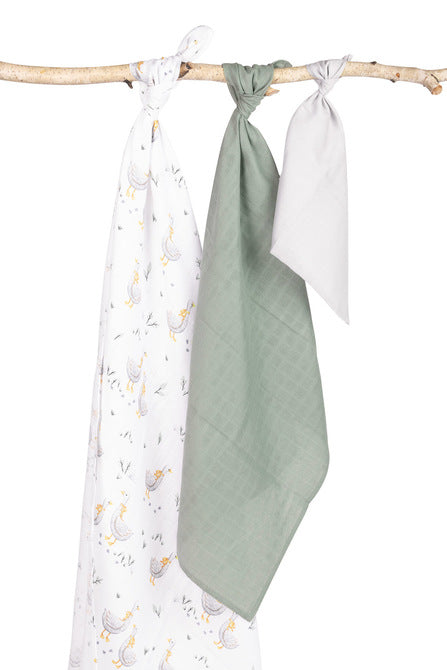 Sensillo Muszlin pelenka trió Eg-0100