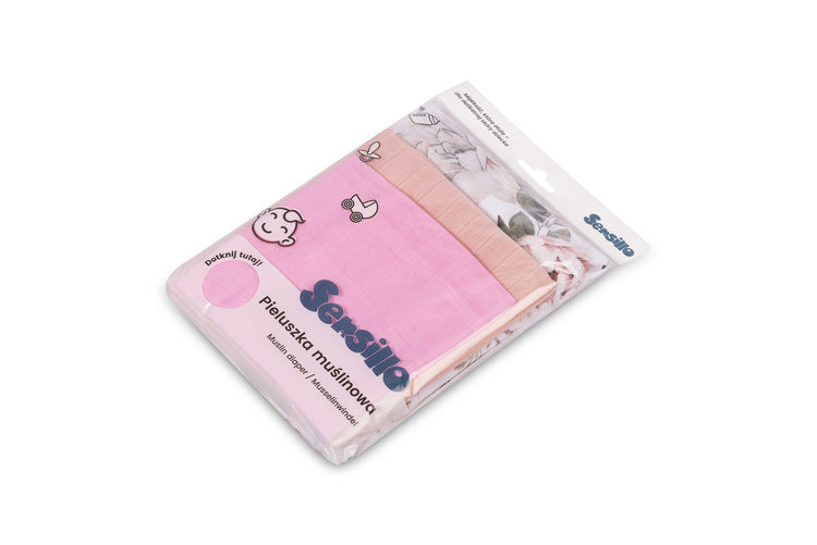 Sensillo Muszlin pelenka trió Eg-0102