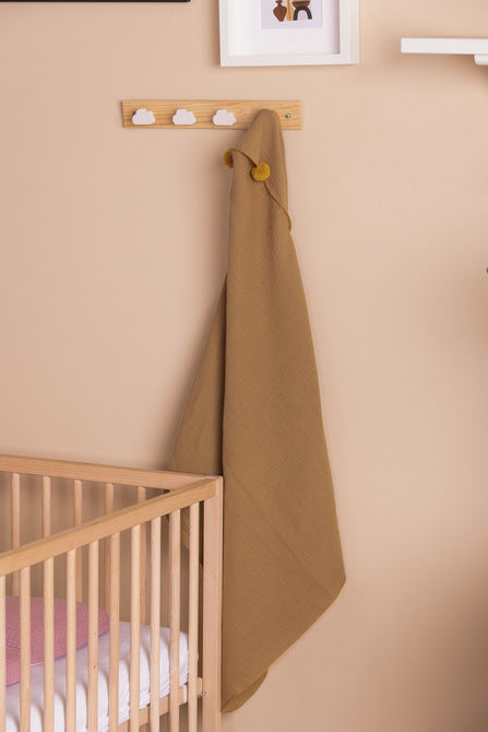 Sensillo Puha, gyűrött muszlin fürdőlepedő 75x75 cm Eg-0201