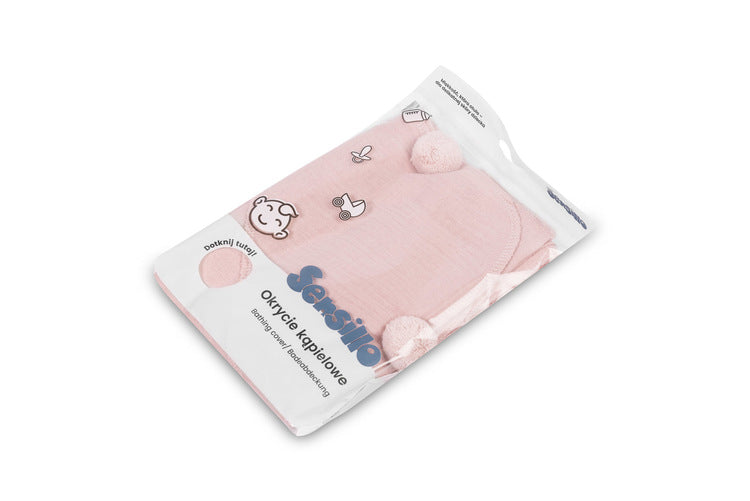 Sensillo Puha, gyűrött muszlin fürdőlepedő 75x75 cm Eg-0202