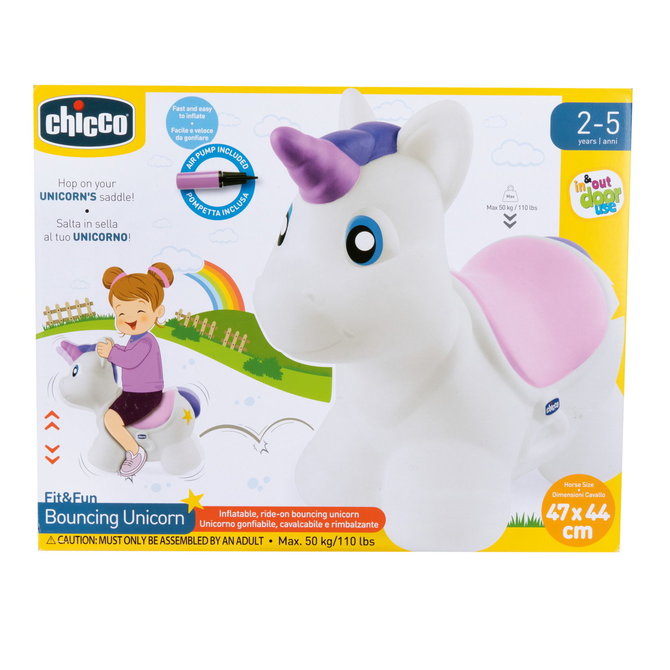 Chicco felfújható unikornis ugráló játék