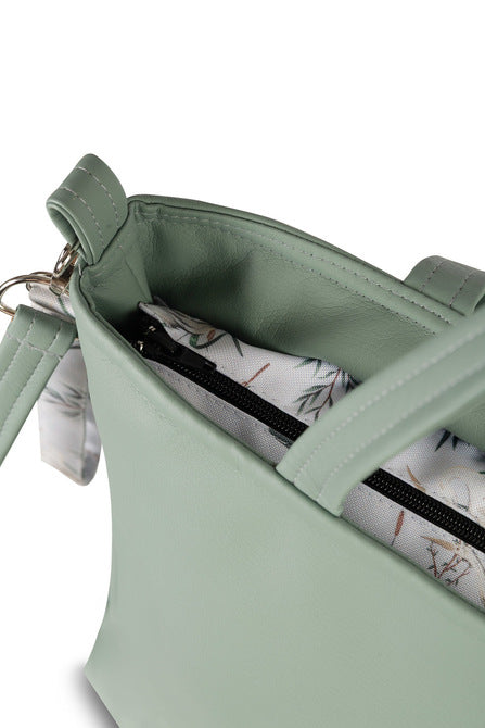 Sensillo Műbőr táska Olive Cranes