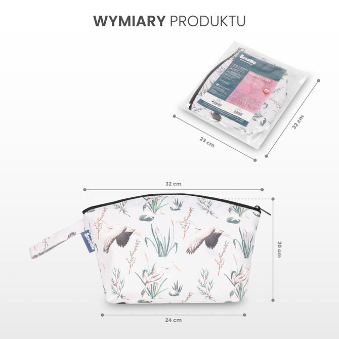 Sensillo Szürke őszi erdő piperetáska