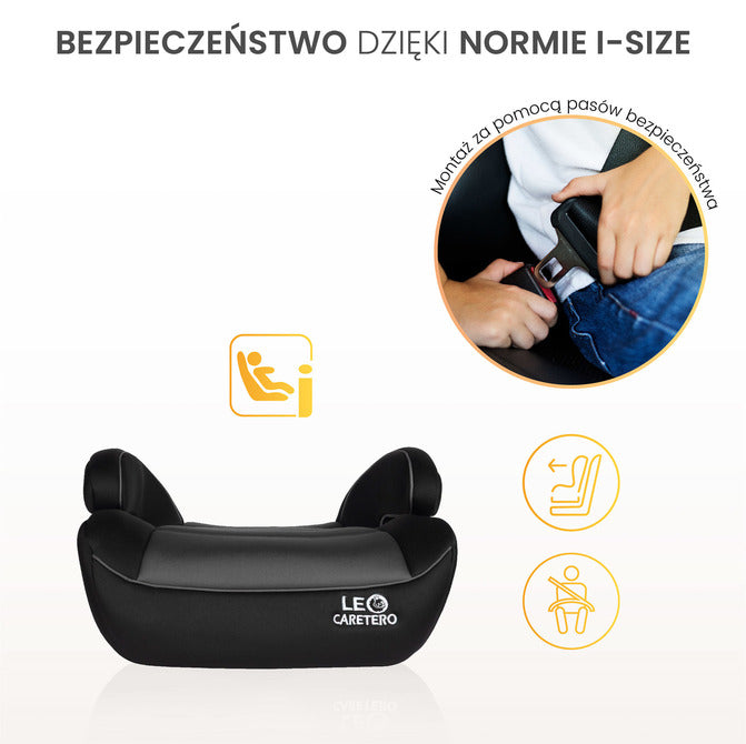 Caretero Leo I-Size ülés, rózsaszín (125-150)