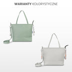 Sensillo Műbőr táska Olive Cranes