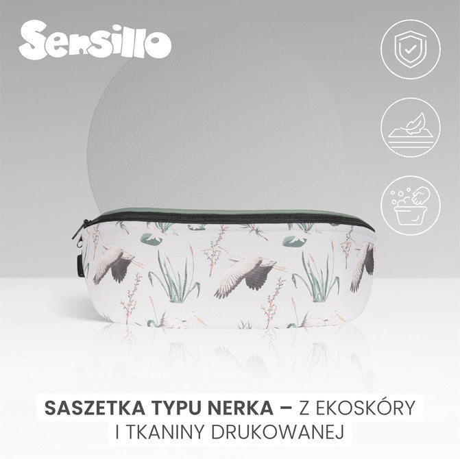 Sensillo Szürke övtáska őszi erdőben