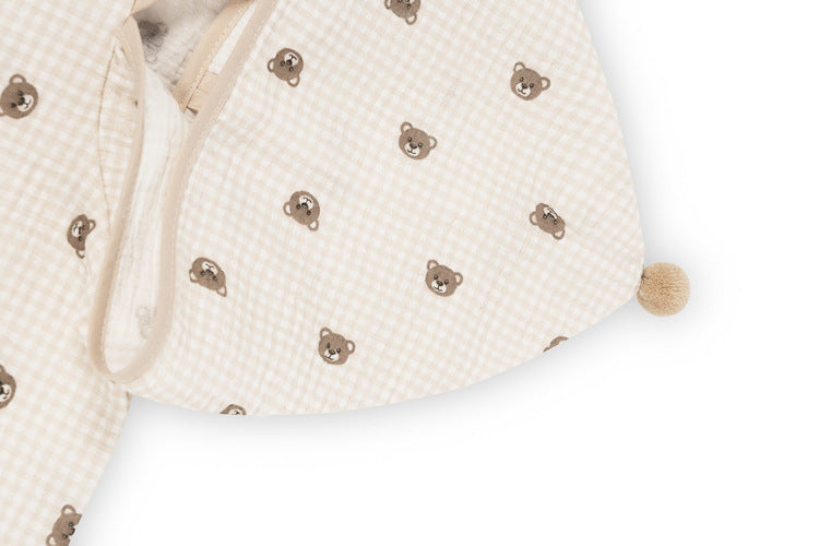 Sensillo Fürdőponcsó Muszlin Macik Bézs