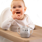 Akuku A0695 Döntött pohár az ivás elsajátításához, szürke