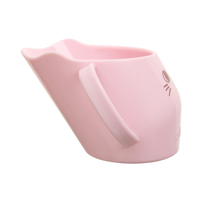 Akuku A0696 Döntött pohár az ivás elsajátításához, rózsaszín