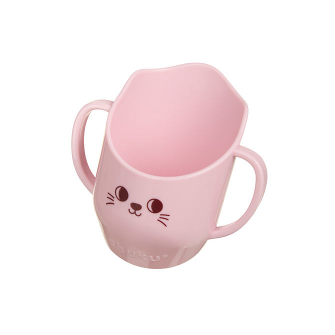 Akuku A0696 Döntött pohár az ivás elsajátításához, rózsaszín