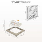 Toyz Baby Walker Canto szürke
