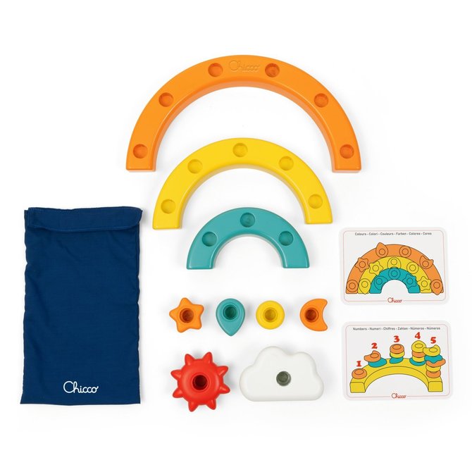 177820 Többszínű szivárványcsapok