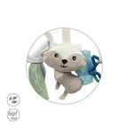 Babyono 1579 Babakocsi és autósülés medál mosómedve