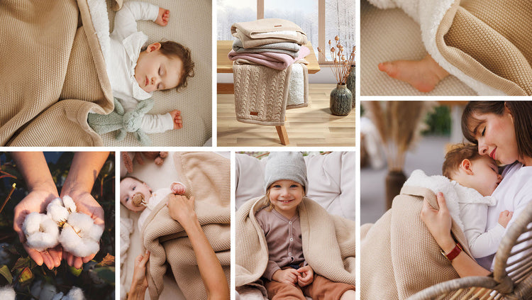 Babyono 1659/02 Hőszigetelt Pamut Takaró Bézs