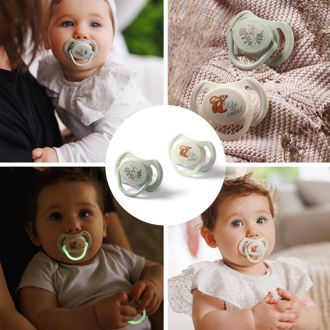 Babyono 1669/02 Szimmetrikus szilikon cumi 6-18