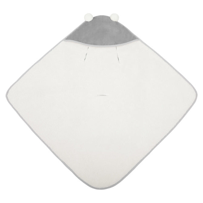 Sensillo Mózeskosár pólya plüss 75x75 szürke