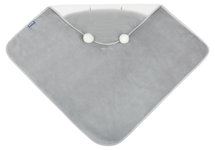 Sensillo Mózeskosár pólya plüss 75x75 szürke