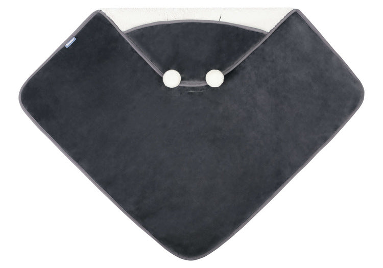 Sensillo Hordozókosár Pólya Plüss 75x75 Grafitszürke