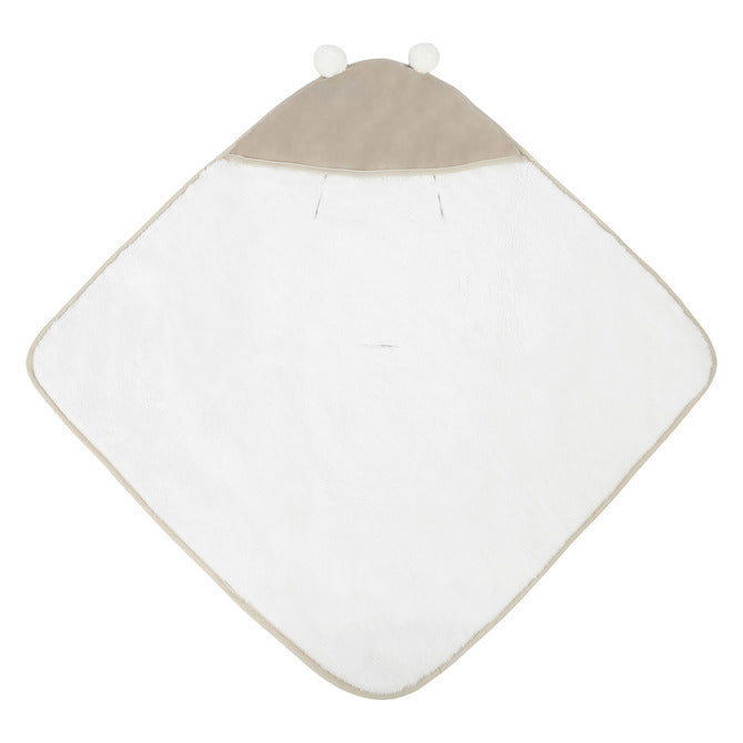 Sensillo Mózeskosár pólya plüss 75x75 bézs