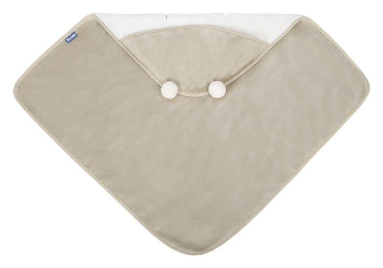 Sensillo Mózeskosár pólya plüss 75x75 bézs