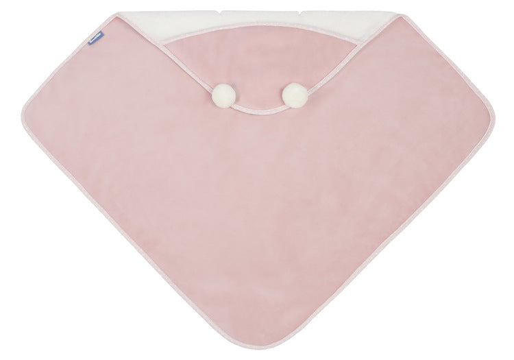 Sensillo Hordozókosár Swaddle plüss takaró 75x75 rózsaszín