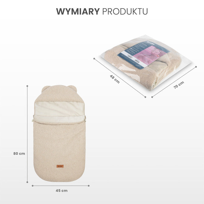 Sensillo Hálózsák 3 az 1-ben Ram sötét bézs