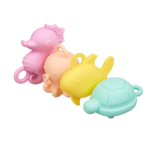Szilikon fürdőjáték szett babáknak