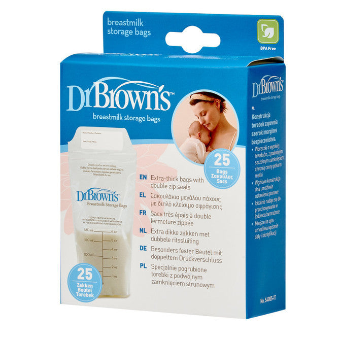 Dr Brown`S S4005 anyatejtároló zacskó (180 ml), 25 db-os kiszerelés