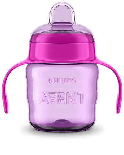 Philips Avent Scf551/03 Pohár szájfeltéttel 200 ml 6+ Rózsaszín *