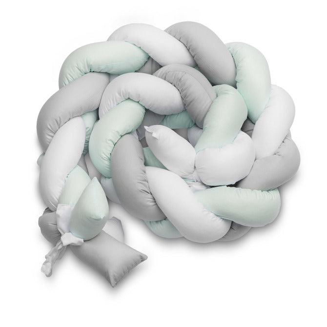 Sensillo Fonott Kiságyvédők 210 cm – Sima Menta