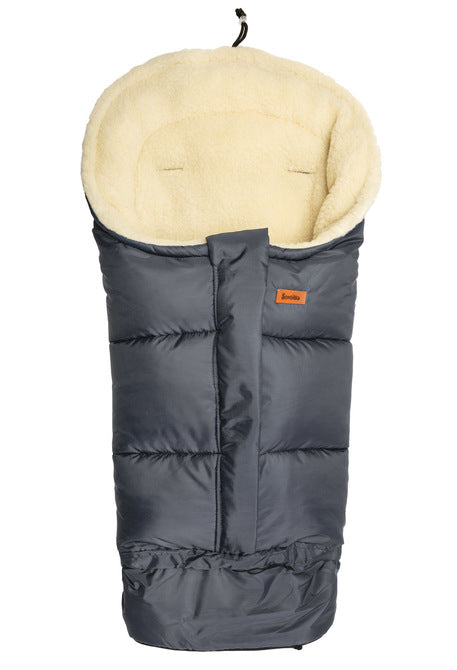 Sensillo Kombinált 3 az 1-ben hálózsák – grafitszürke/gyapjú