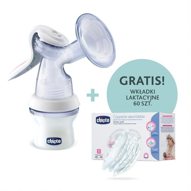 Chicco 069156 Kézi Nf mellszívó, + melltartóbetétek 60 db