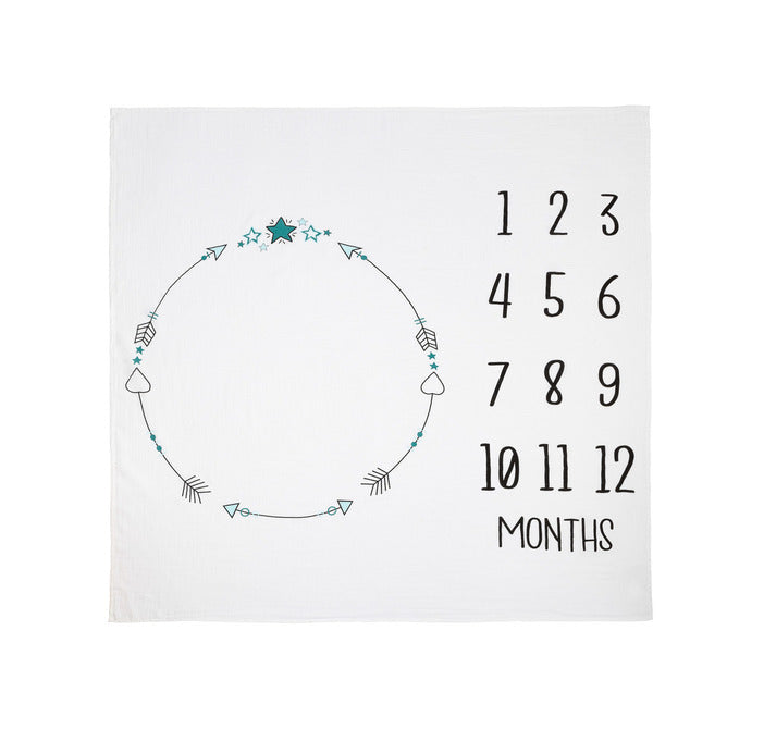 Sensillo Muszlin fotószőnyeg Boho fehér 120x120