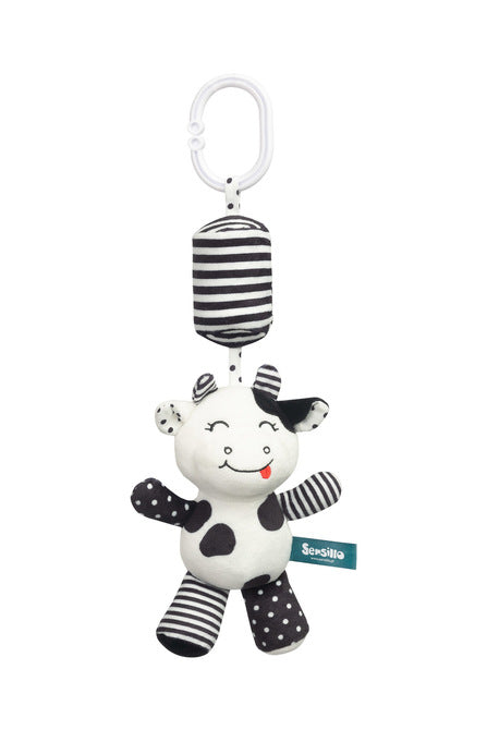 Sensillo Fekete-fehér babakocsi medál tehén
