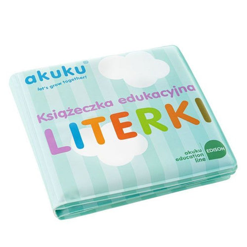 Akuku betűs fürdőkönyv sípolóval babáknak