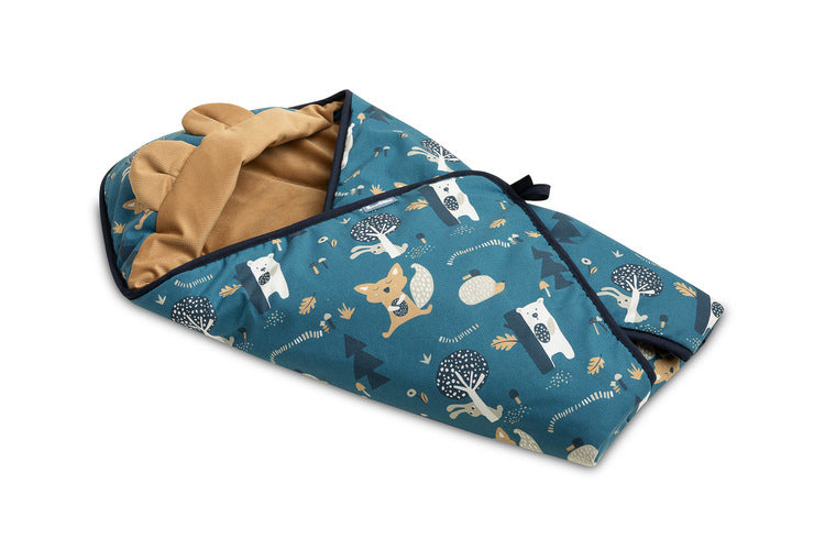 Sensillo Bársony Mózeskosár Pólya – Karamell Macik