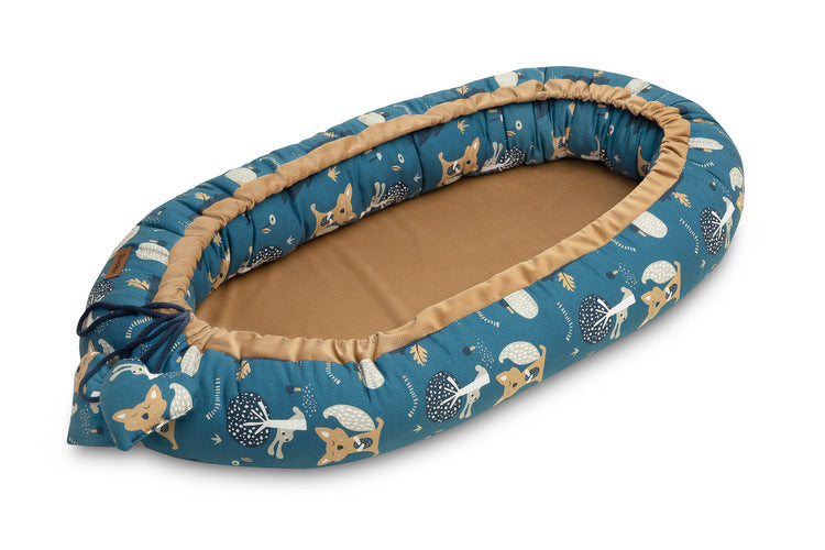 Sensillo Bársony Babafészek/Babagubó – Karamell Macik + Párna