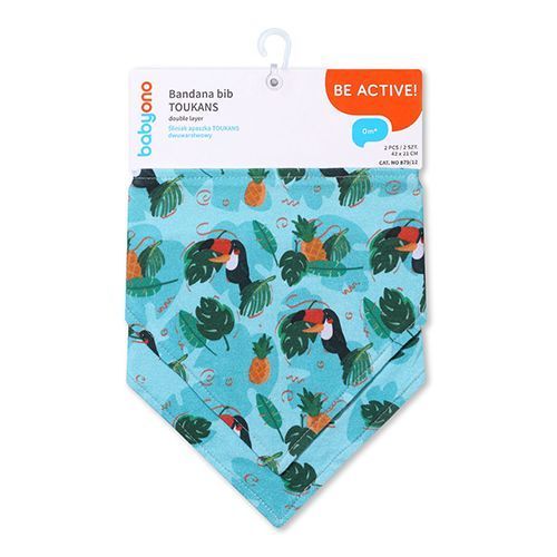 Babyono 879/12 Bandana kantáros tukánok