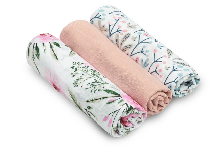 Sensillo Muszlin pelenka 3 db-os csomag – Rózsaszín