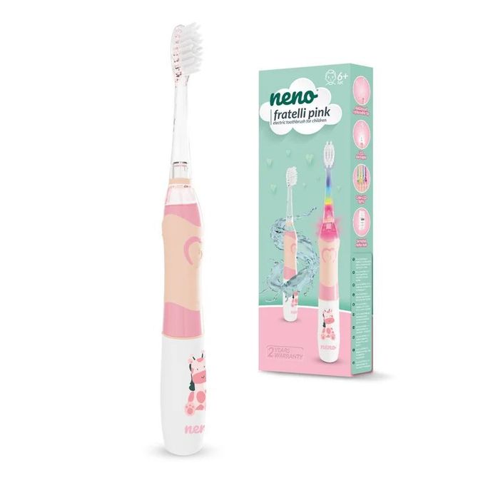 Neno 4025 Fratelli Pink – Elektromos fogkefe gyerekeknek 6+ Bab-Sc004