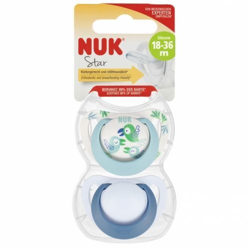 Nuk 1902 Kisméretű, Sil. Star Bird 18-36 2 db/db 541400,177178