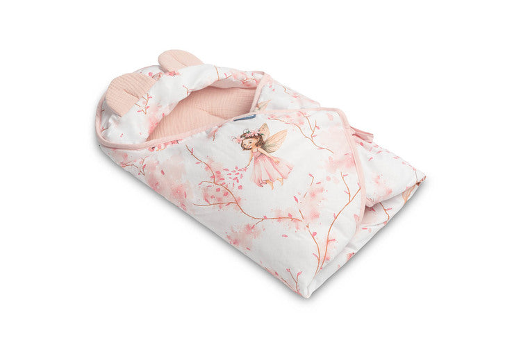 Sensillo Muszlin Mózeskosár Pólya - Tündérrózsaszín