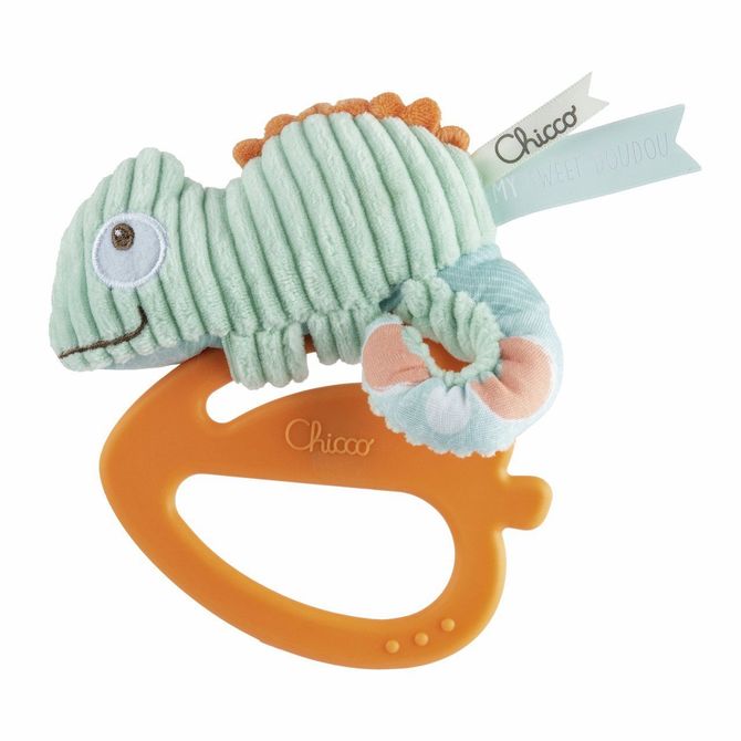 Chicco kaméleon baba csörgő rágókával