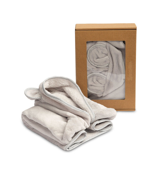 Sensillo Puha, szürke mackós fürdőköpeny