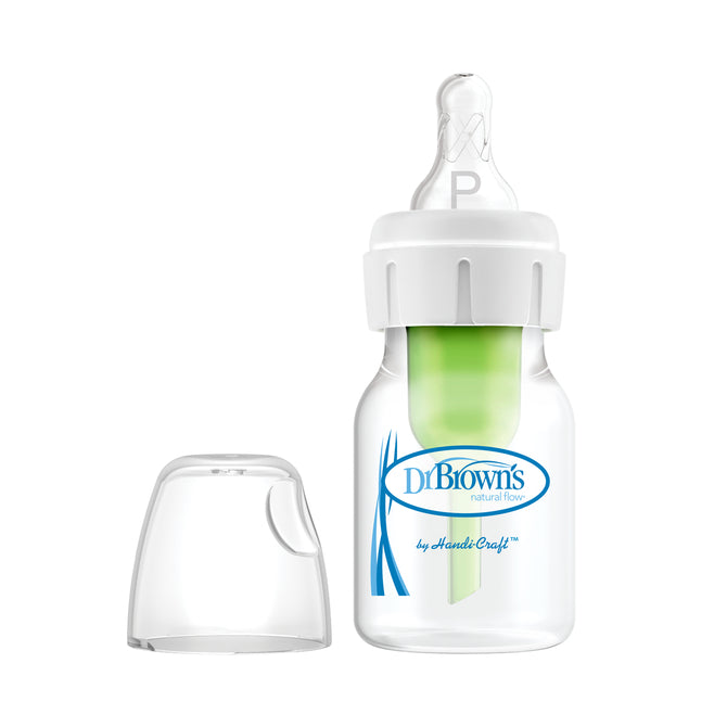 Dr Brown`S Sb2100 60 ml-es, keskeny Options+ cumisüveg, 1 db-os csomag koraszülött cumival