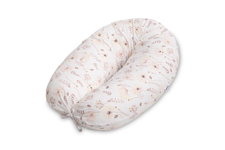 Sensillo XL méretű kismama párna pasztell pipacsokkal